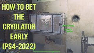 Fallout 4 ~ How To Get The Cryolator Early (PS4-2022)