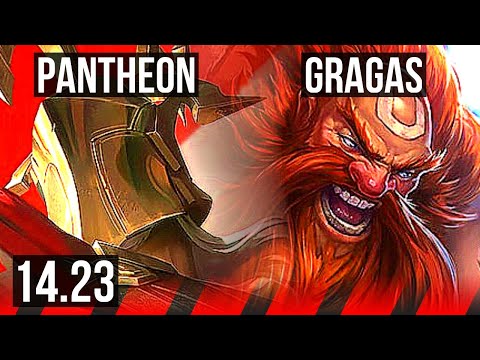 PANTHEON vs GRAGAS (TOP) | Rank 4 Panth | BR Challenger | 14.23