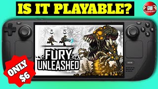 Fury Unleashed on the Steam Deck - Is it Playable? A Roguelike Contra?