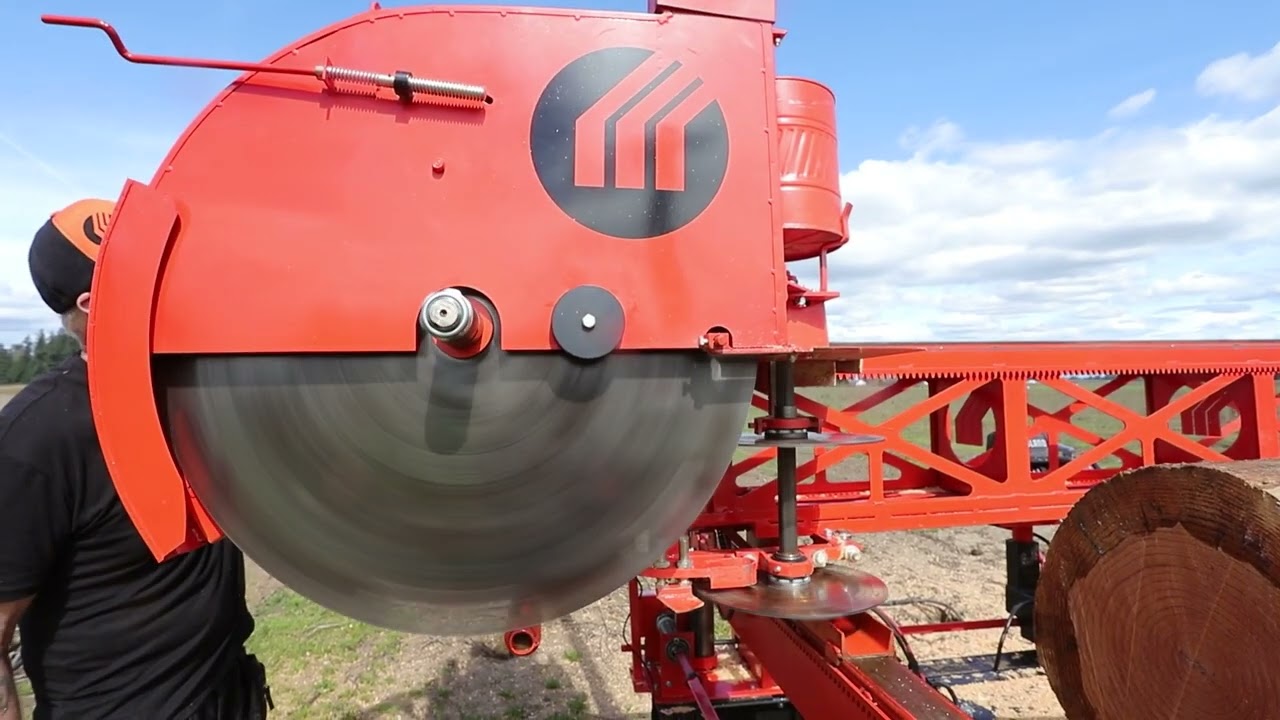 NEW Mobile Dimension Saw - Product Video - Model 128 Hydrostatic with VW Gas Engine