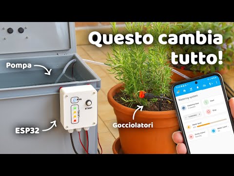 Costava 200€ e l'ho costruito con 30€! Irrigazione automatica SENZA RUBINETTO con ESP32