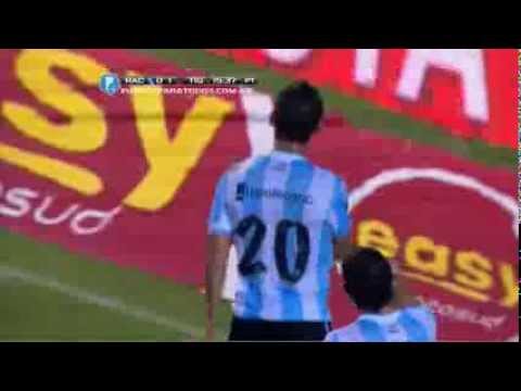 Atajada de García. Racing 0 - Tigre 1. Fecha 3. Torneo Final 2014. Fútbol Para Todos