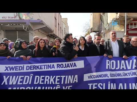Ji Serêkaniyê piştgiriya bo Rojava: Em ê nehêlin Rojava bibe Xeze