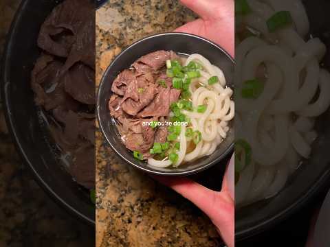 Episode 6 of meals I would make my future wife: Niku Udon!! #udon #dinnerideas #easyrecipes