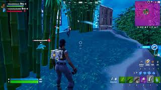 Final moments of tense fortnite battle royale match