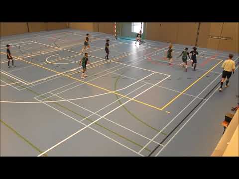 KANJER WENS indoortoernooi halve finale CFA O12 - ROTTERDAM BB O12