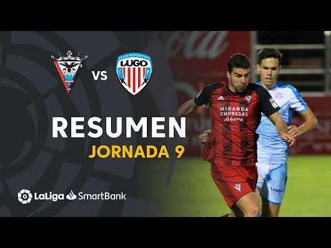 Resumen de CD Mirandés vs CD Lugo (1-1)