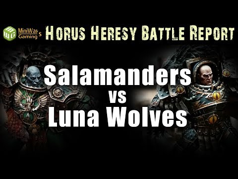 Salamanders vs Luna Wolves and Custodes Horus Heresy Battle Report - Beat Matt Batrep Ep 43