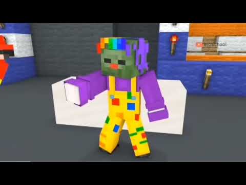 Baby Villager Becomes A Fake Baby Evoker - Minecraft Animation Reverse