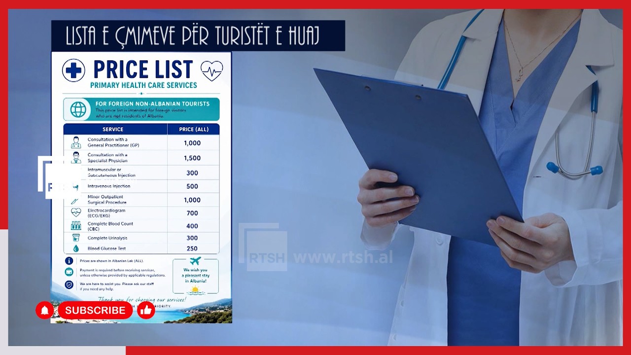 Tarifat e shërbimeve shëndetësore  për të huajt, Deda: Pagesat kryehen online. Rrjeti spitalor ende në proces