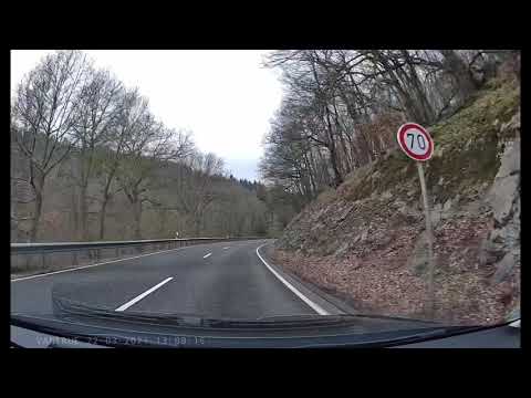 Eifel Tour: Gemünd - Simmerath - zurück Tag Landstraße Audi A3 Sportback on-ride impressions 4K ASMR