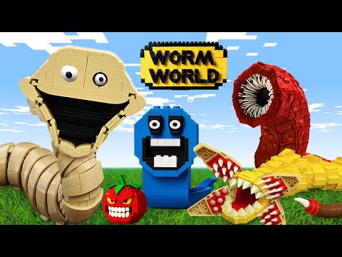 Lost In Lego Hungry Worm World Can You Escape From The Giant Worm