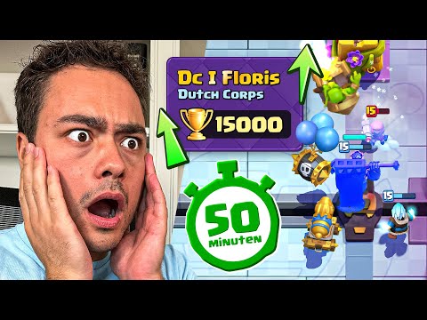 Pushen naar 15.000 Trofeeën op Clash Royale!