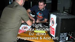 DJ GENO @ 100%AREA INDOOR 6_OTTOBRE_2012(PROGRESSIVE&ACID) Dischi Storia