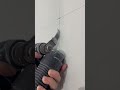 How to cut out drywall and not make a mess. #youtubeshorts #diy #shorts