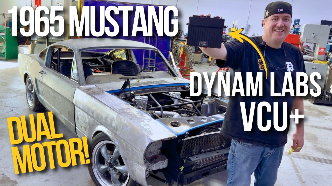 DUAL MOTOR Electric 1965 Mustang with Dynam Labs VCU+