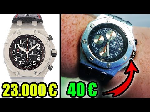 40 € Audemars Piguet Royal Oak Offshore Fake Uhr Unboxing 😲 !!!!!!!!!!! | Jorginho