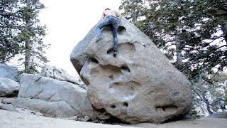 Video thumbnail of Hueco Shuffle, V1. Tramway