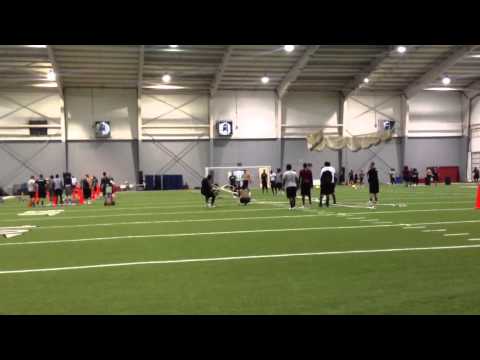 Clowney tug-of-war at Gamecocks football charity workout