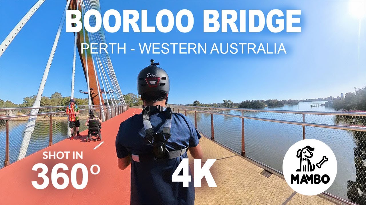 Dive into a virtual experience of stroll across Boorloo Bridge.