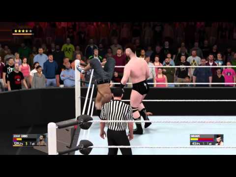 WWE 2K16 Demar vs Sheamus my career mode