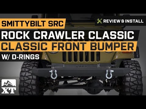 Jeep Wrangler Smittybilt SRC Rock Crawler Classic Front Bumper (1987-2006 YJ, TJ) Review & Install