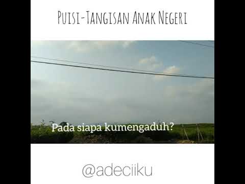 PUISI-TANGISAN ANAK NEGERI