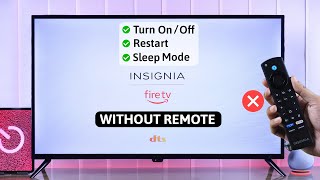 How To Use Insignia TV Without Remote!