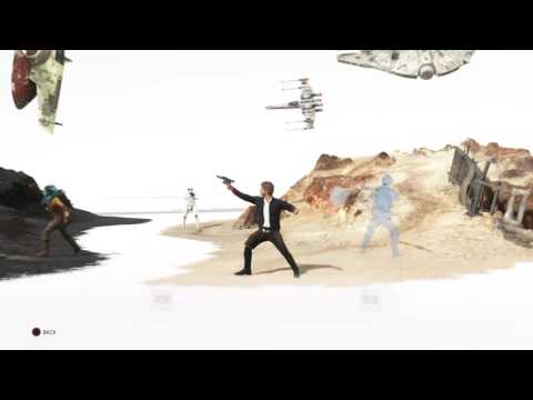 STAR WARS™ Battlefront™ diorama progress Han Solo