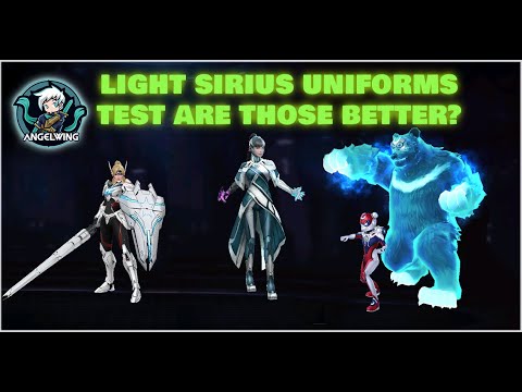 MFF : New Light sirius Armor Uniforms Luna & Sharon Comparison are they good? & Uniform Options