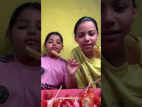 Tasting tunghulu الفواكه المكرمه