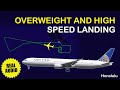 Flaps Disagreement Overweight And High Speed Landing United B764 Returned To Honolulu Real ATC