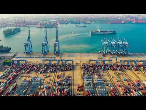 Porto de Qingdao dá um passo à frente na construção de portos inteligentes e ecológicos