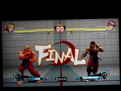SSF4: Step1091x (Ken) vs Kiryu Tsukimiya (Guy) - Japanese XBL Ranked