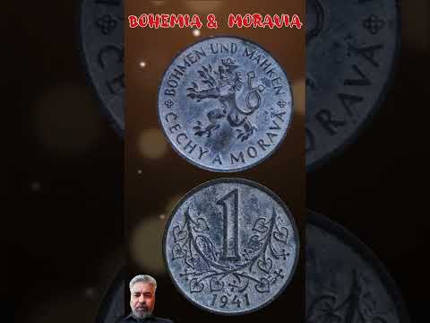 Bohemia & Moravia 1 Koruna 1941.#shorts #education #coinnotesz
