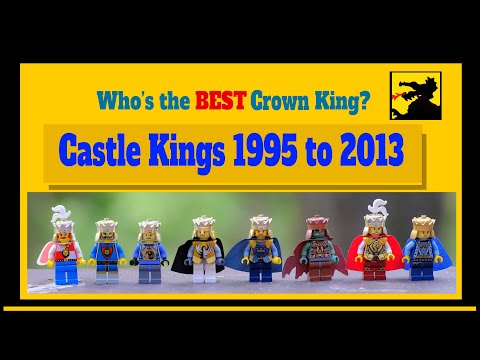 8 Lego Castle Kings - from  1986 to 2013