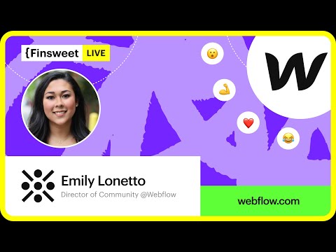 Meet Emily Lonetto, Director of Community at Webflow - YouTube