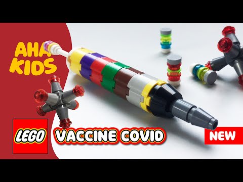 Lego vaccine covid 19 building instructions — #StayHome play #WithMe