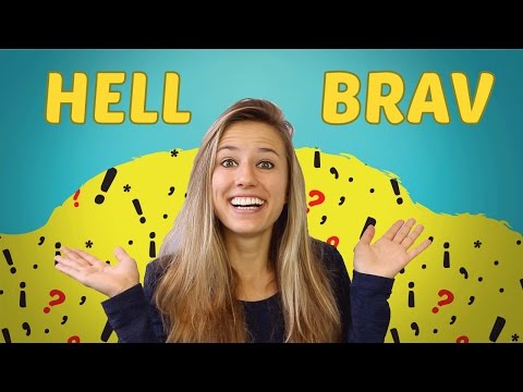 Avoid common German Mistakes - False Friends 4: hell, brav, die Wand 😈😈😈