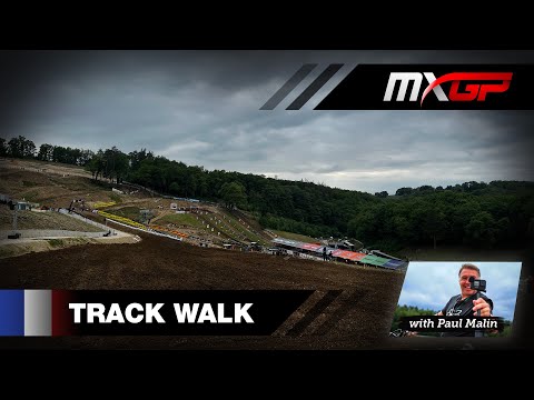 Track Walk with Paul Malin | MXGP of France 2023 #MXGP #Motocross #MX #Track