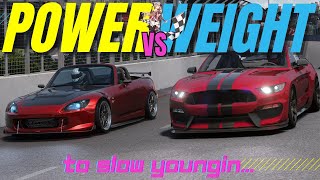 Who Wins?! - Tuner Showdown: Muscle vs JDM Mustang vs S2000! assetto corsa mods