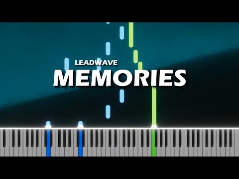leadwave - memories piano cover | free midi