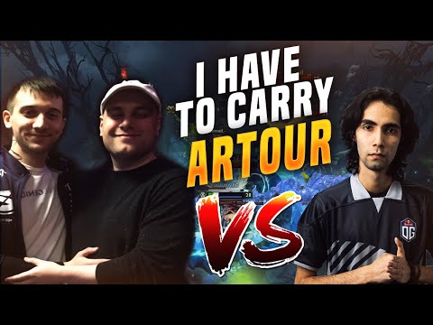 Dota 2 - Mason: You Know I Have to Carry Artour vs Sumail (ft. Arteezy)