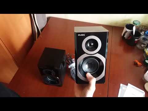 Kompiuterio kolonėlės Speakers SVEN SPS-619 Juodas, RMS 20W, 2x10W, SV-011277 video