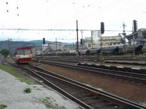 Odjezd vlaku Os 6470 ze stanice Ústí nad Labem-Střekov