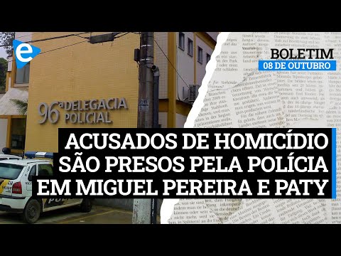 Polícia Civil de Miguel Pereira cumpre mandados de prisão  - Boletim do Dia |08/10/2021