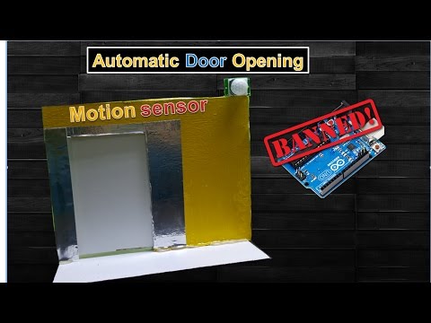 How to Make a Automatic Door Opening Using Motion Sensor