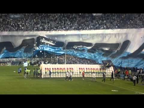 "Recibimiento RACING vs riBer 2Â° tiempo" Barra: La Guardia Imperial &bull; Club: Racing Club