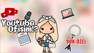 YouTube Ofisim!?🤩||90K Özel 😍||Türkçe🇹🇷💕||Seslii🔊|/||#tocaboca #tocaanna