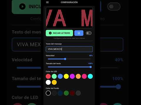 Letrero LED Digital Texto Pro video thumbnail